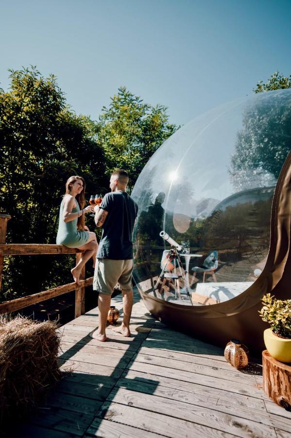 Maso La Marianna Bubble Glamping In Trentino Bed & Breakfast Sant'Orsola ภายนอก รูปภาพ