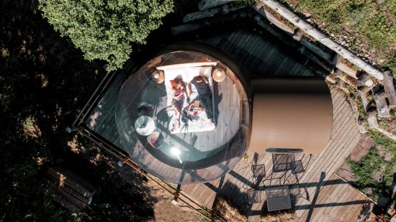 Maso La Marianna Bubble Glamping In Trentino Bed & Breakfast Sant'Orsola ภายนอก รูปภาพ