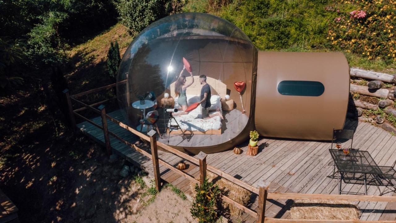 Maso La Marianna Bubble Glamping In Trentino Bed & Breakfast Sant'Orsola ภายนอก รูปภาพ